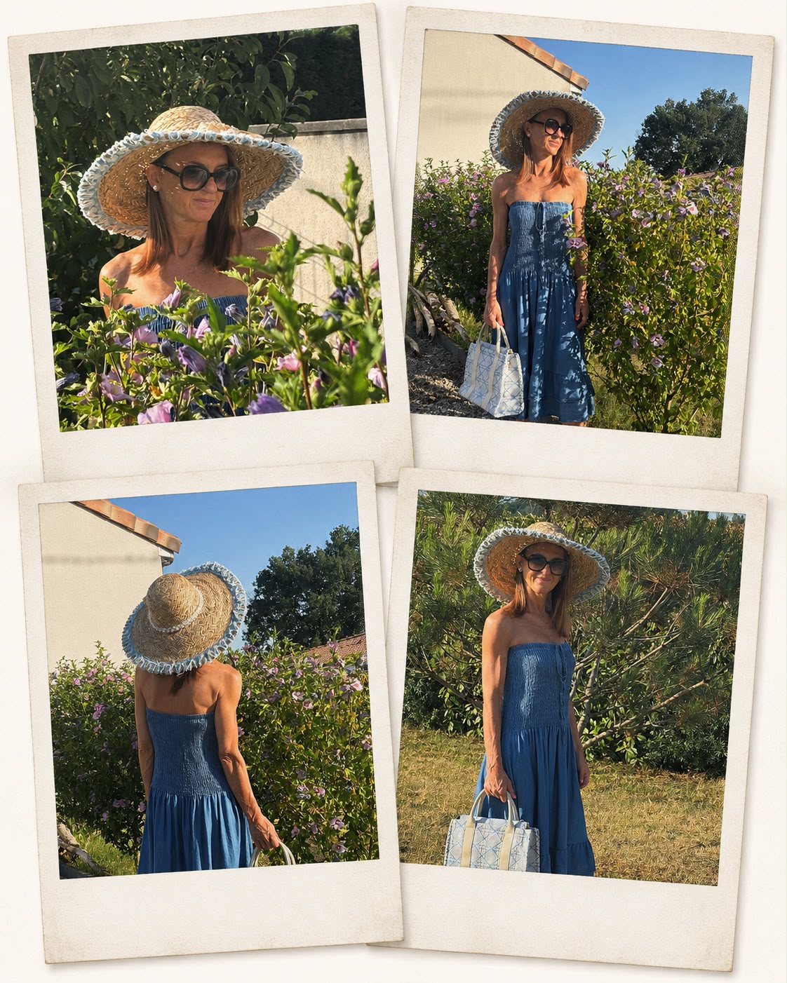 Robe longue bleue JULIE&CO